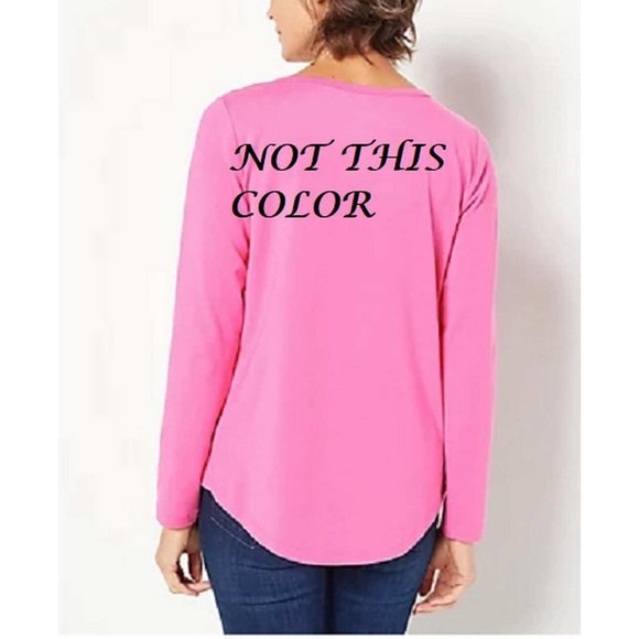 Susan Graver Weekend Essentials Cotton Modal Bateau Neck Top 1X (4411) - Picture 4 of 7